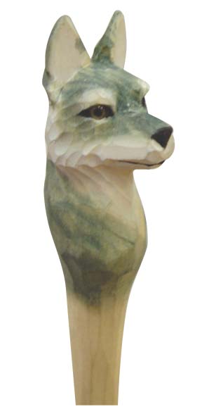 Wolf Carved Animal Pen