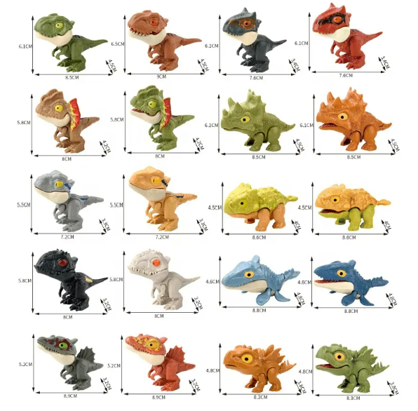 Biting Dinosaur Toy Selection