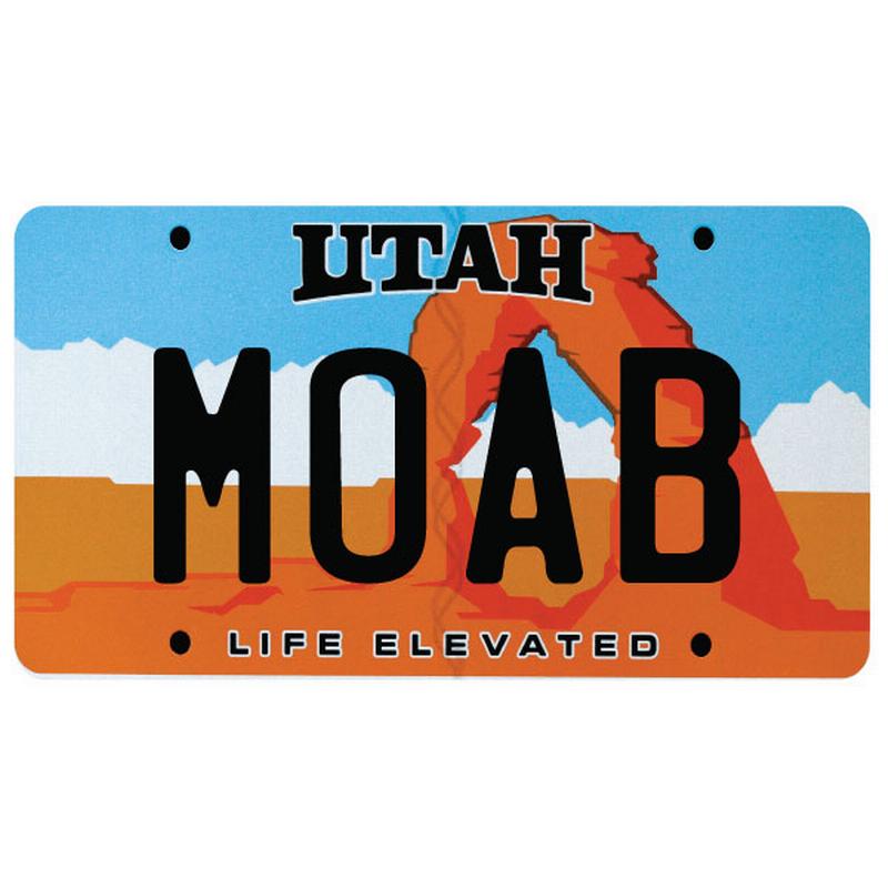 Magnet - Moab License Plate