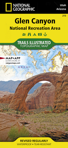 Glen Canyon National Rec Area Map - Natgeo