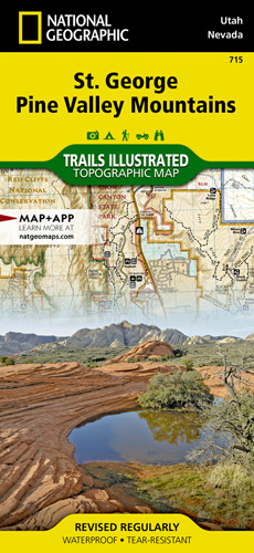 ST George - Pine Valley Mountains Map - Natgeo