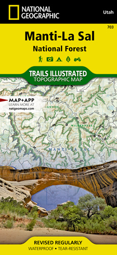 Manti La Sal National Forest Map - Natgeo