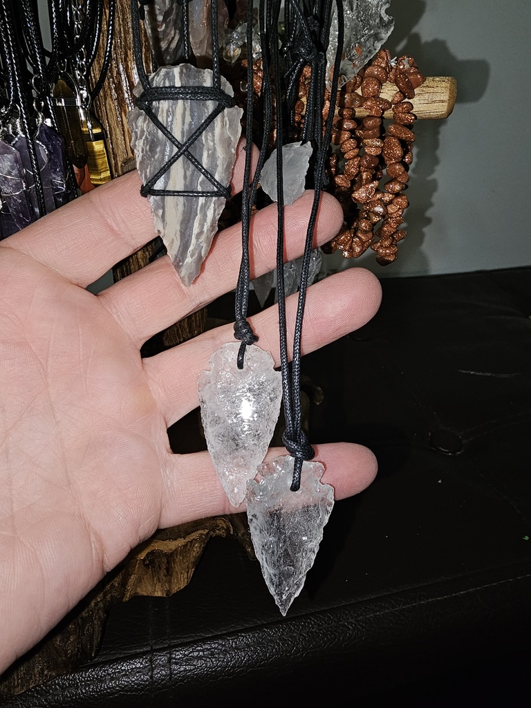 Crystal Arrowhead Necklace