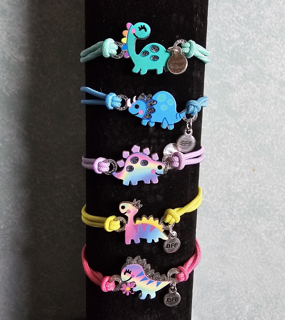 Bracelet - Dino Bracelet Colorful Cartoons