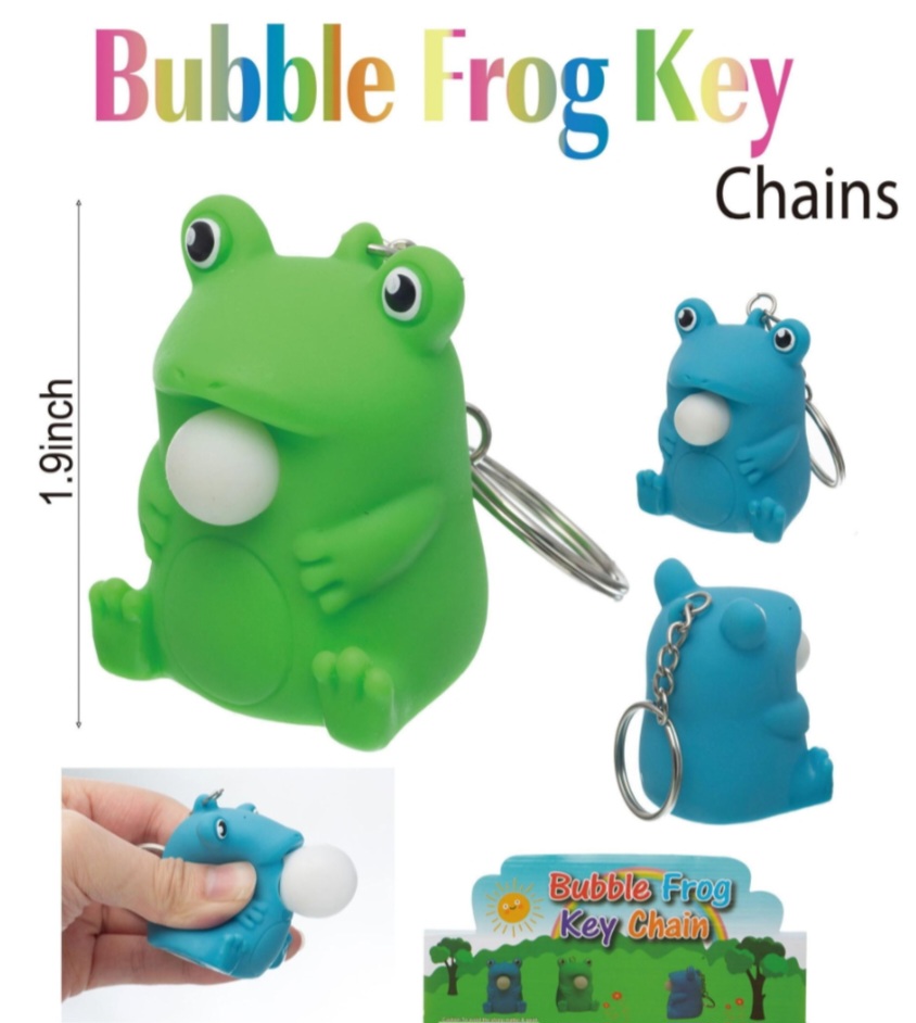 Bubble Frog Keychain