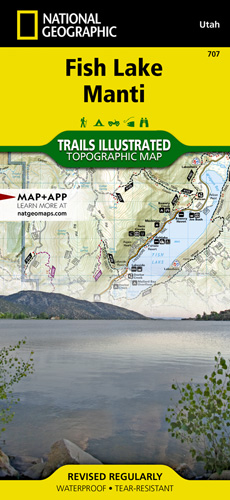 Fishlake Manti Map - Natgeo