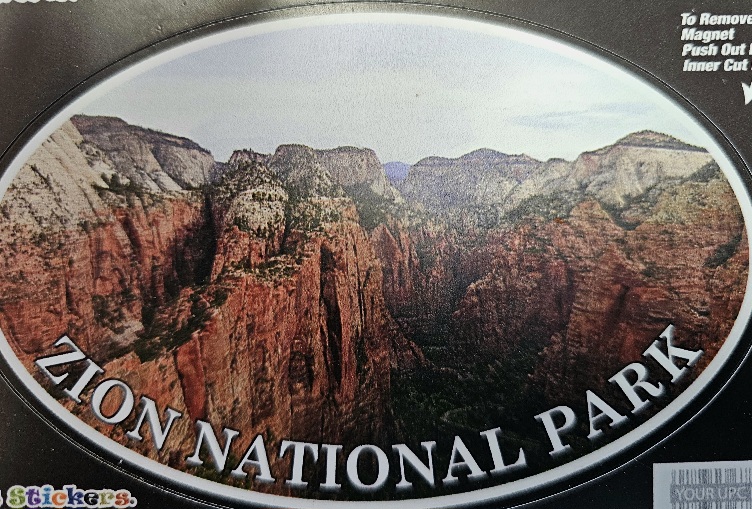 Magnet - Zion National Park landscape view