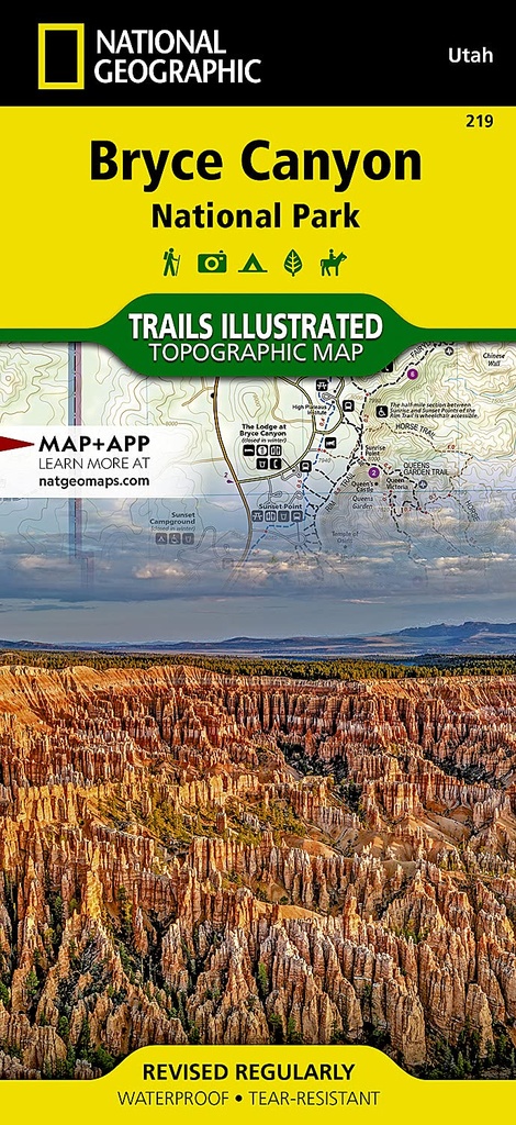 Bryce Canyon National Park Map - Natgeo