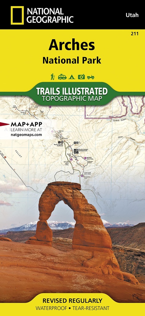 Arches National Park Map Natgeo