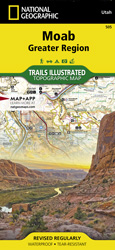 Moab Greater Region Map - Natgeo