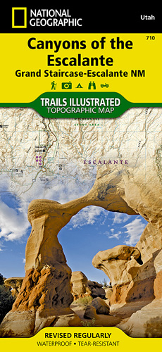 Escalante Canyons Map - Natgeo