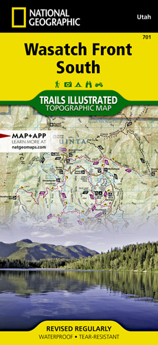 Wasatch Front South Map - Natgeo