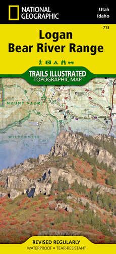 Logan - Bear River Range Map - Natgeo