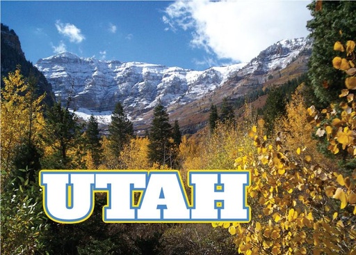 Magnet - Utah Fall Mountain scene