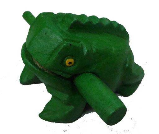 Croaky Frog - Green 2 inch