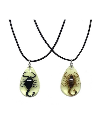 Scorpion Necklace - Glow in the Dark