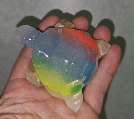 Rainbow Turtle Onyx - Medium