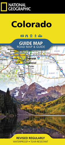Map - Colorado Guidebook Map - Natgeo