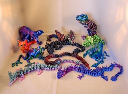 3d Printed Animals - Medium size 4.5-9 inches