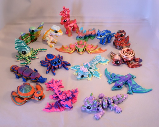 3d Printed Animals - Creature Cove 2-4 inches