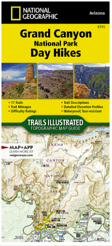 Map - Grand Canyon National Park Day Hikes