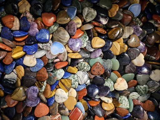 Rock Hearts - Extra-Small Flat - about .75 inch